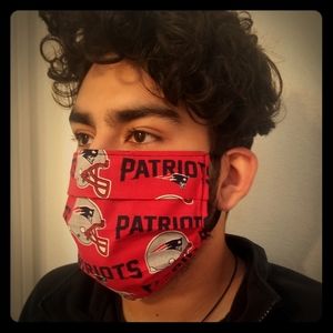 HANDMADE FACE MASK COTTON NFL PATRIOTS